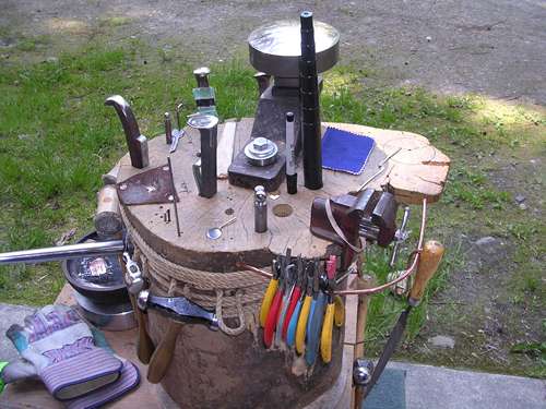 Stump Workbench top View